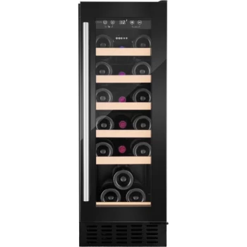 Image of CDA WCCFO302BL 19 Bottles Freestanding Undercounter Wine Cooler Fridge
