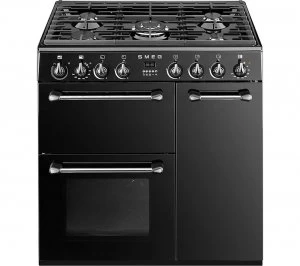 Image of SMEG BM93BL Dual Fuel Range Cooker