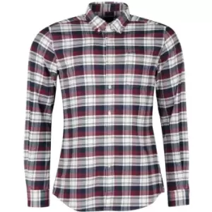 Image of Barbour Stonewell Tailored Fit Shirt - Red