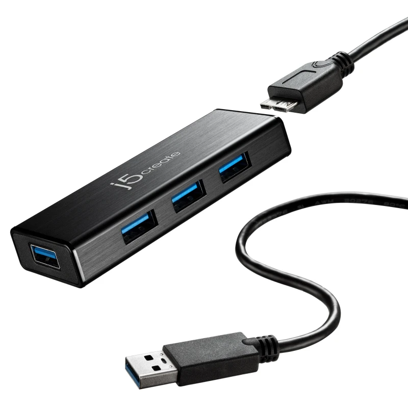 Image of j5 create j5create JUH340 USB 3.0 4-Port Hub JUH340-N