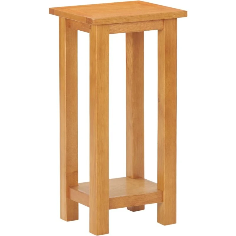 Image of VIDAXL Side Table 27x24x55cm Solid Oak Wood Vidaxl 8720286006870