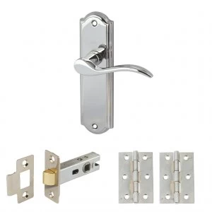 Image of Elegance Handle Set with Latch and Hinges