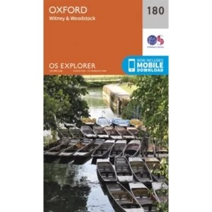 Image of Oxford, Witney and Woodstock by Ordnance Survey (Sheet map, folded, 2015)