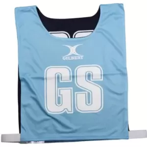 Image of Gilbert Reversible Netball Bib Pack - Blue