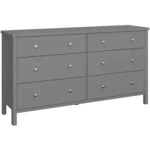 Image of Tromso 3 + 3 Wide Chest Grey - Grey
