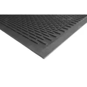 Image of Entrance matting, Black rubber, LxW 1750 x 1150 mm