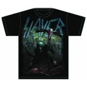 Image of Slayer Soldier Cross Mens T Shirt: Small