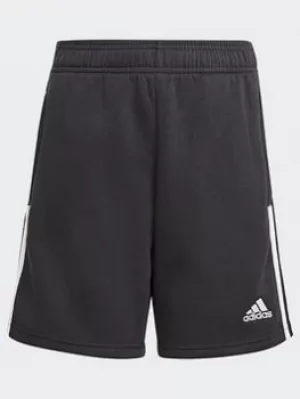 Image of Boys, adidas Tiro 21 Sweat Shorts, Black, Size 7-8 Years