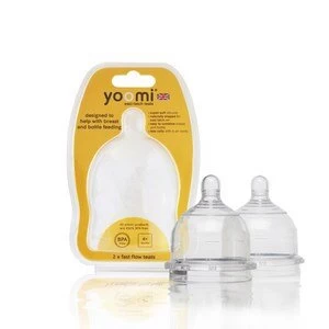 Image of Yoomi Fast flow teats Pack of 2