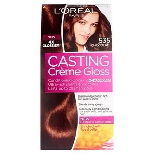 Image of Casting Creme 535 Chocolate Brown Semi Permanent Hair Dye Brunette