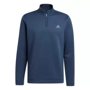 Image of adidas Waffle Zip Top Mens - Blue