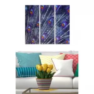 Image of MDF3718661 Multicolor Decorative MDF Painting (3 Pieces)