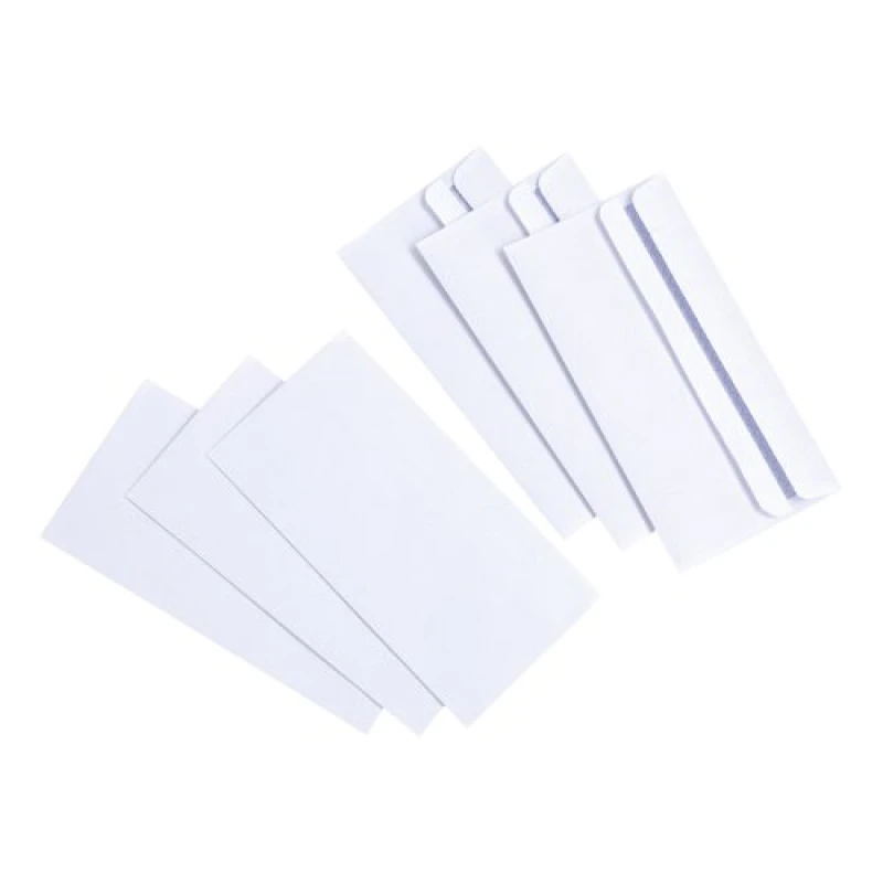 Image of 5 Star Value Envelope Wallet Self Seal 80gsm DL White (1000 Pack) 638507