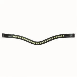 Image of Hy Curved Diamante Browband - Opague