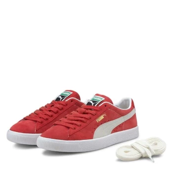 Image of Puma Suede VTG Trainers - Risk Red-Pu Whi