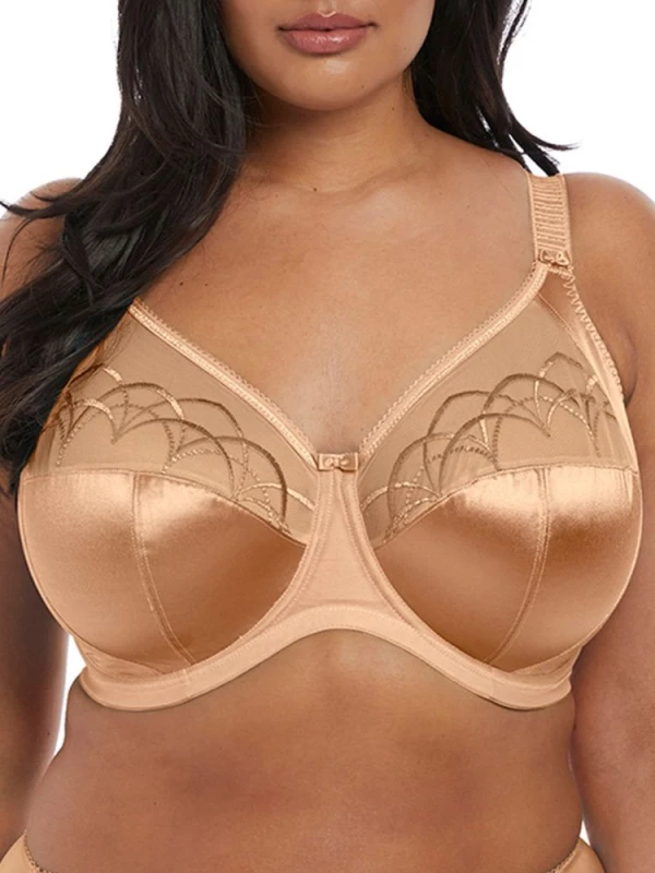 Image of Elomi Womens Cate Underwired Bra in Nude Size: 40FF Nude Female 40FF