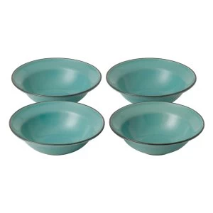Image of Royal Doulton Gordon Ramsay Teal Blue Small Bowls x4 Blue