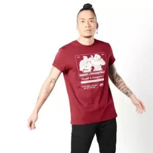 Image of Teenage Mutant Ninja Turtles Burgundy Bebop And Rocksteady Unisex T-Shirt