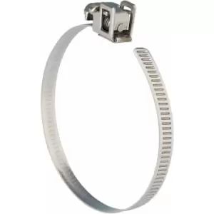 Image of Jubilee 7mm Fliplock Strap SS 50-330mm x2 - Silver
