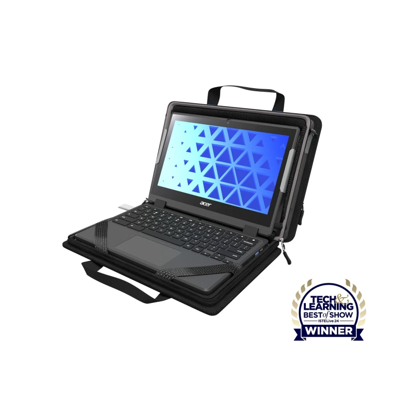 Image of Max Cases MAXCases Explorer 5 Work-In Case With Pocket 15.6" (Black) MCEB5P15BLK