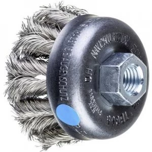 Image of PFERD HORSE COMBITWIST Cup brush, zopft 65 x 22mm wire thickness 0.35 Mm with thread M14 43305043