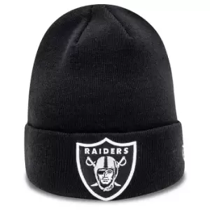 Image of New Era Nfl Las Vegas Raiders Sport Cuff Beanie, Black, Unisex, Beanies, 12122722