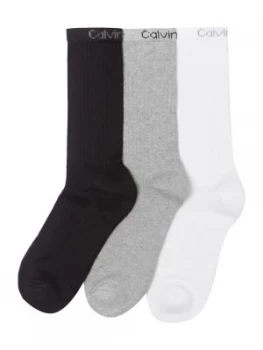 Image of Mens Calvin Klein 3 pack sport socks Multi Coloured