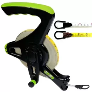 Image of 100m 13mm Steel Nylon Coated Storm Pro Tape 006-SP0013 - Imex