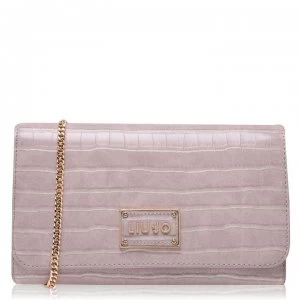 Image of Liu Jo Liu Natu Crocodile Flap Over Cross Body Bag - Red Sand 6150