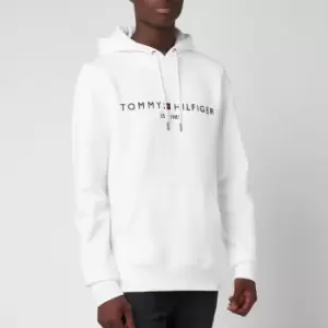 Image of Tommy Hilfiger Mens Logo Hoodie - White - L