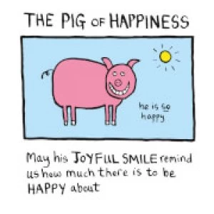 Image of Edward Monkton Fine Art Print - Pig of Happiness