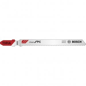 Image of Bosch T 101 A Acrylic and Plastic Cutting Jigsaw Blades Pack of 5