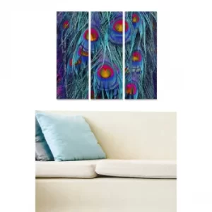 Image of MDF142339279 Multicolor Decorative MDF Painting (3 Pieces)