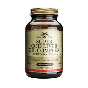 Image of Solgar Super Cod Liver Oil Complex Softgels 60 Softgels