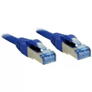 Image of LINDY 47150 RJ45 Network cable, patch cable CAT 6A S/FTP 3m Blue