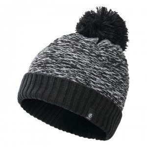 Image of Dare2B Hastily II Knit Bobble Beanie - Black/White