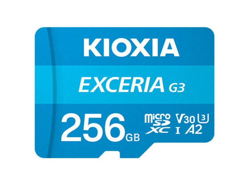 Image of Kioxia Kioxia EXCERIA G3 256GB MicroSDXC UHS-I Class 10 LMEX3L256GG2