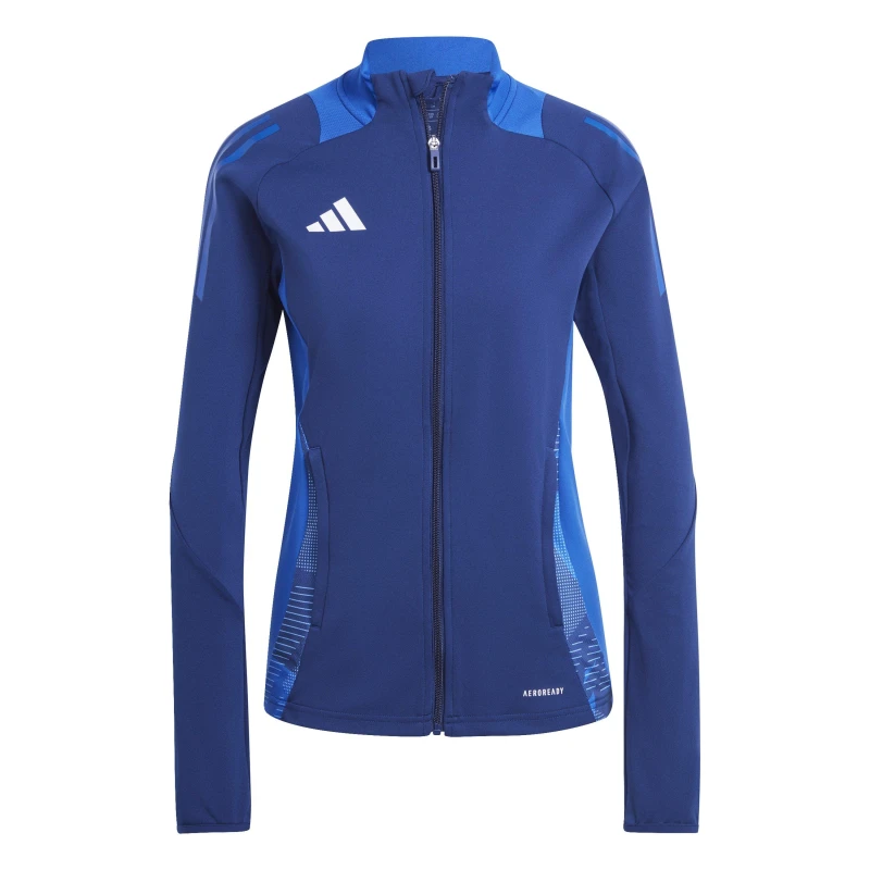 Image of adidas Womens Tiro24 Tracksuit Top Navy Blue female 6 (XXS)