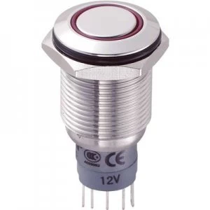 Image of TRU COMPONENTS LAS2GQF 11ER12VSP Tamper proof pushbutton 250 V AC 3 A 1 x OnOn momentary