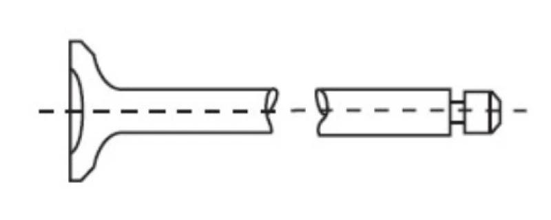 Image of GIEFFE 1340 Inlet Valves Valve stem tip hardened Chrome-silicon-steel Inlet Valve (1269)