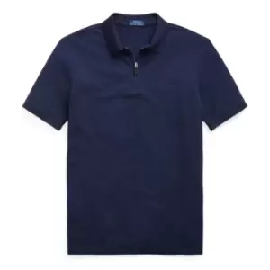 Image of Polo Ralph Lauren Tipped Polo Shirt - Blue