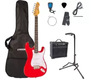 Image of ENCORE Blaster Series E6 Electric Guitar Bundle - Red