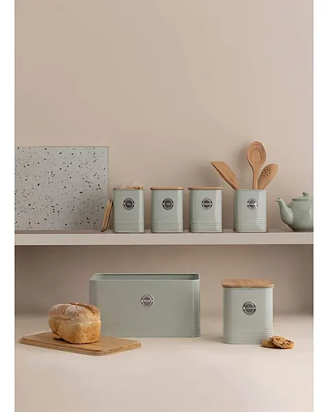 Image of Typhoon Typhoon Living Squircle Mint Bread Bin Green OT78501