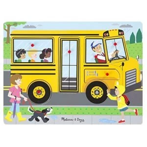 Image of Melissa and Doug Sound Puzzle The Wheels On The Bus