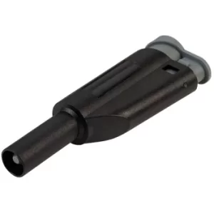 Image of PJP 1066-N Stackable Shrouded 4mm Plug Black