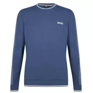 Image of Boss Tracksuit Crew Sweatshirt - Blue