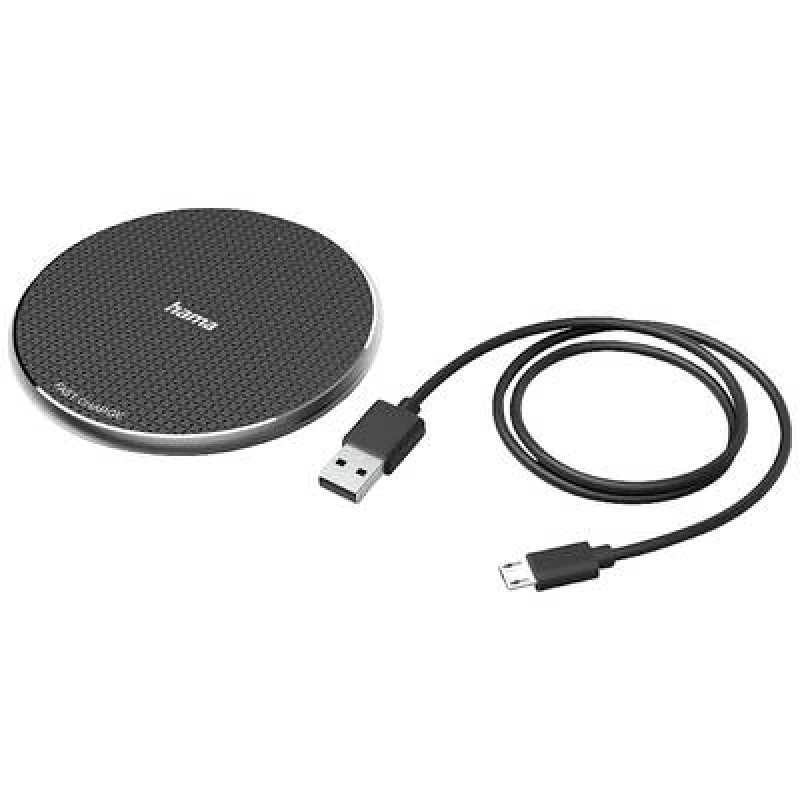 Image of Hama Hama Wireless charger 2000 mA 00201683 Outputs Inductive charging standard Black 00201683