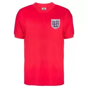 Image of Score Draw England 70 Away Jersey Mens - Red