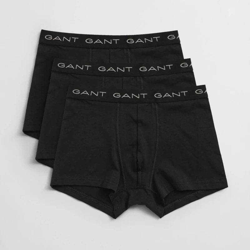 Image of Gant 3 Pack of Trunks Black male M