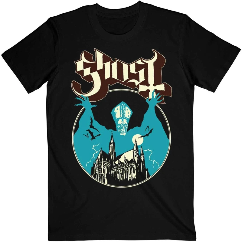 Image of Ghost Mens Opus T-Shirt in Black Size: Medium Black Male M